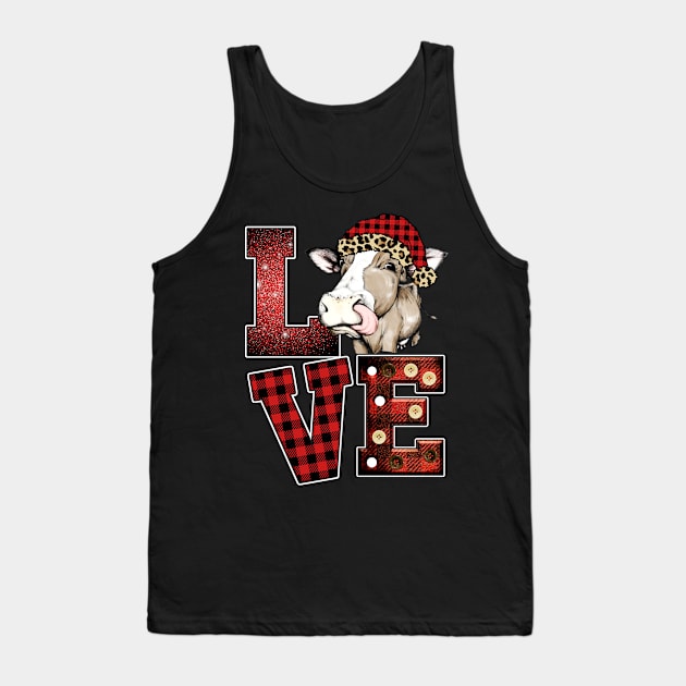 Love Cow Cows Tank Top by Dojaja